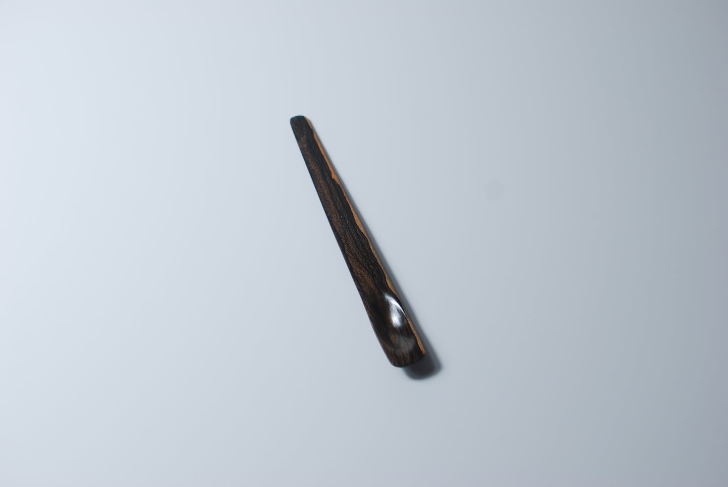 Shadow Quill - Handcrafted | Black Persimmon Wood Scoop