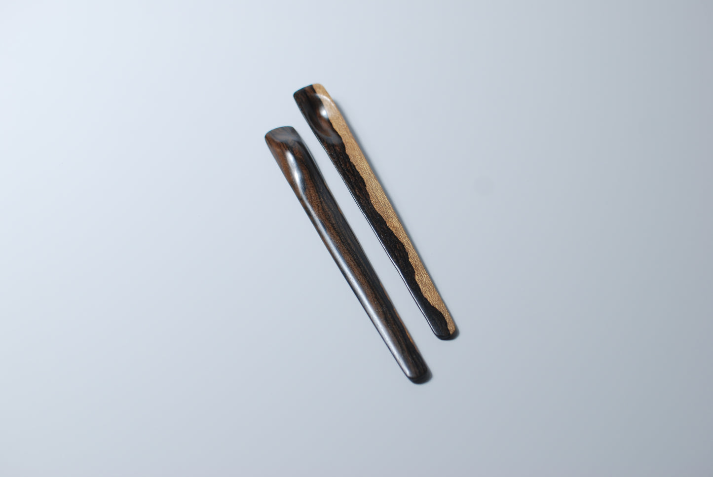 Shadow Quill - Handcrafted | Black Persimmon Wood Scoop