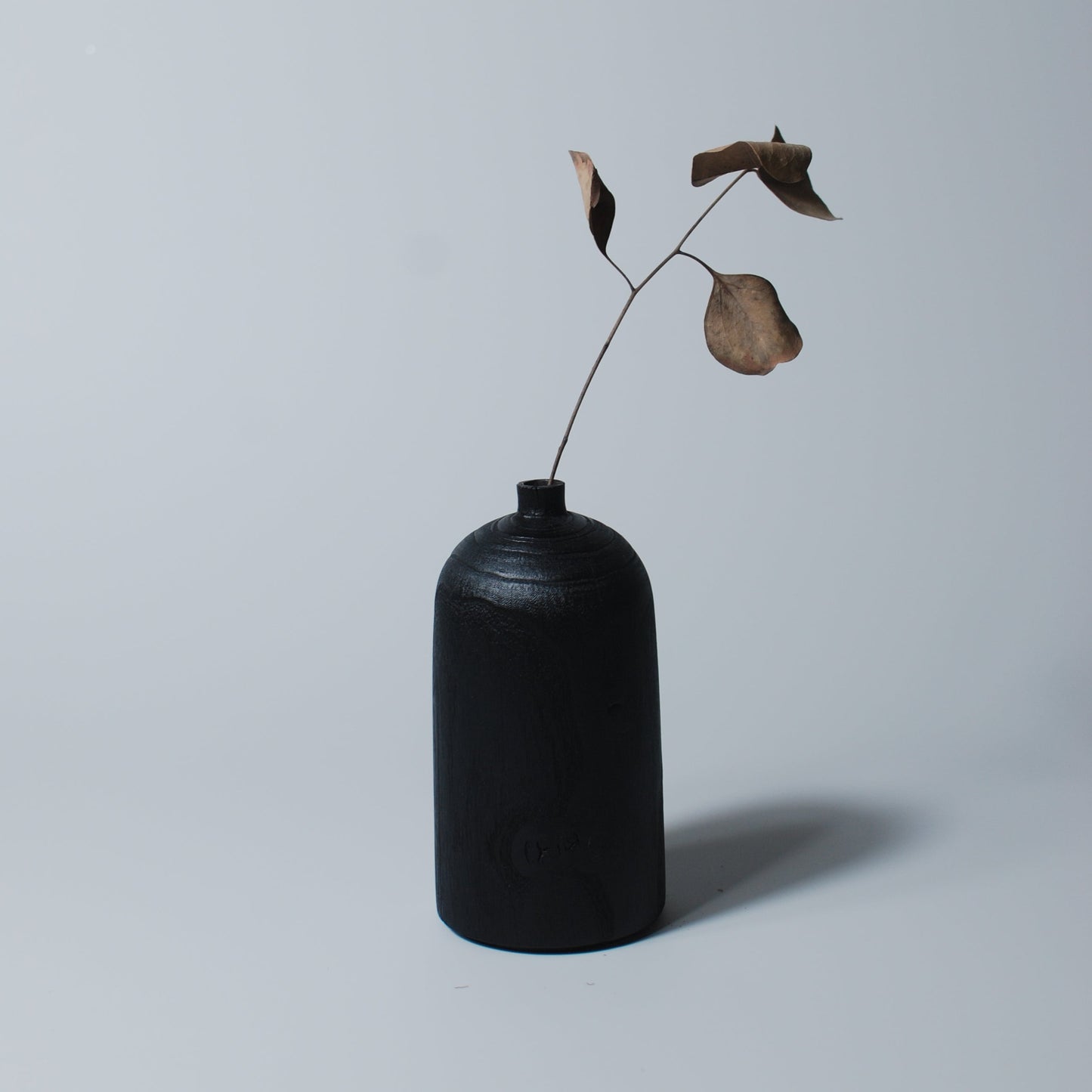 Soft Shade - Handcrafted | Black Ash Wood Art Vase